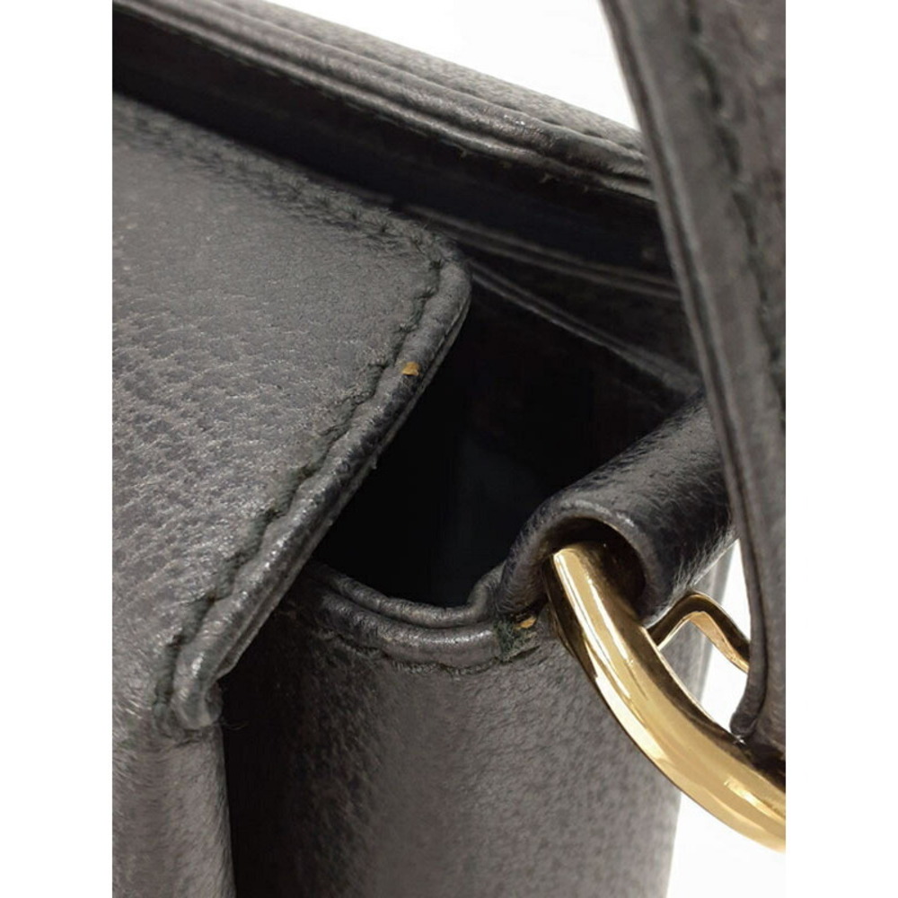 Gucci Handle Top Shoulder Bamboo Bag Leather Handbag - Picture 7 of 9